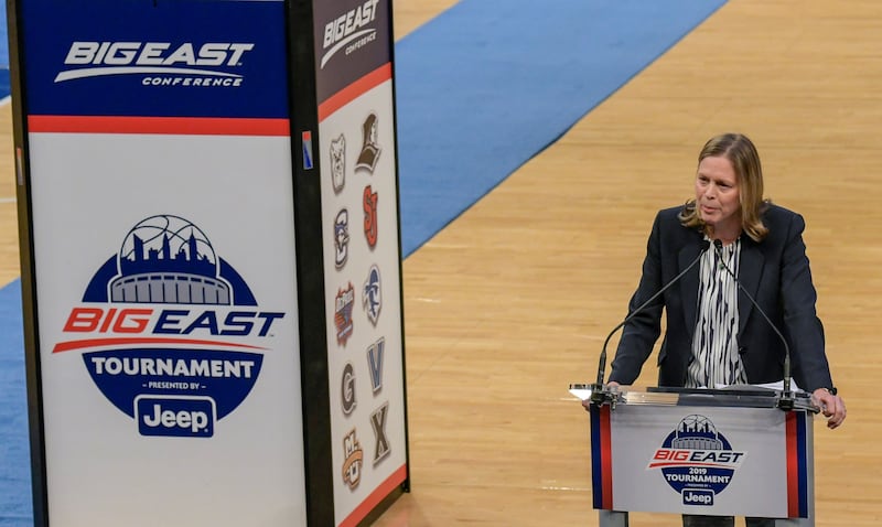 Val Ackerman led the rebirth of the Big East Conference with its original "Catholic Seven" members.