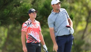 Ryan Fox and Viktor Hovland react to Scottie Scheffler's runaway win at the FedEx St. Jude