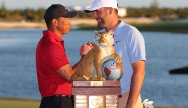Scottie Scheffler set to pass Tiger Woods on PGA Tour career money list