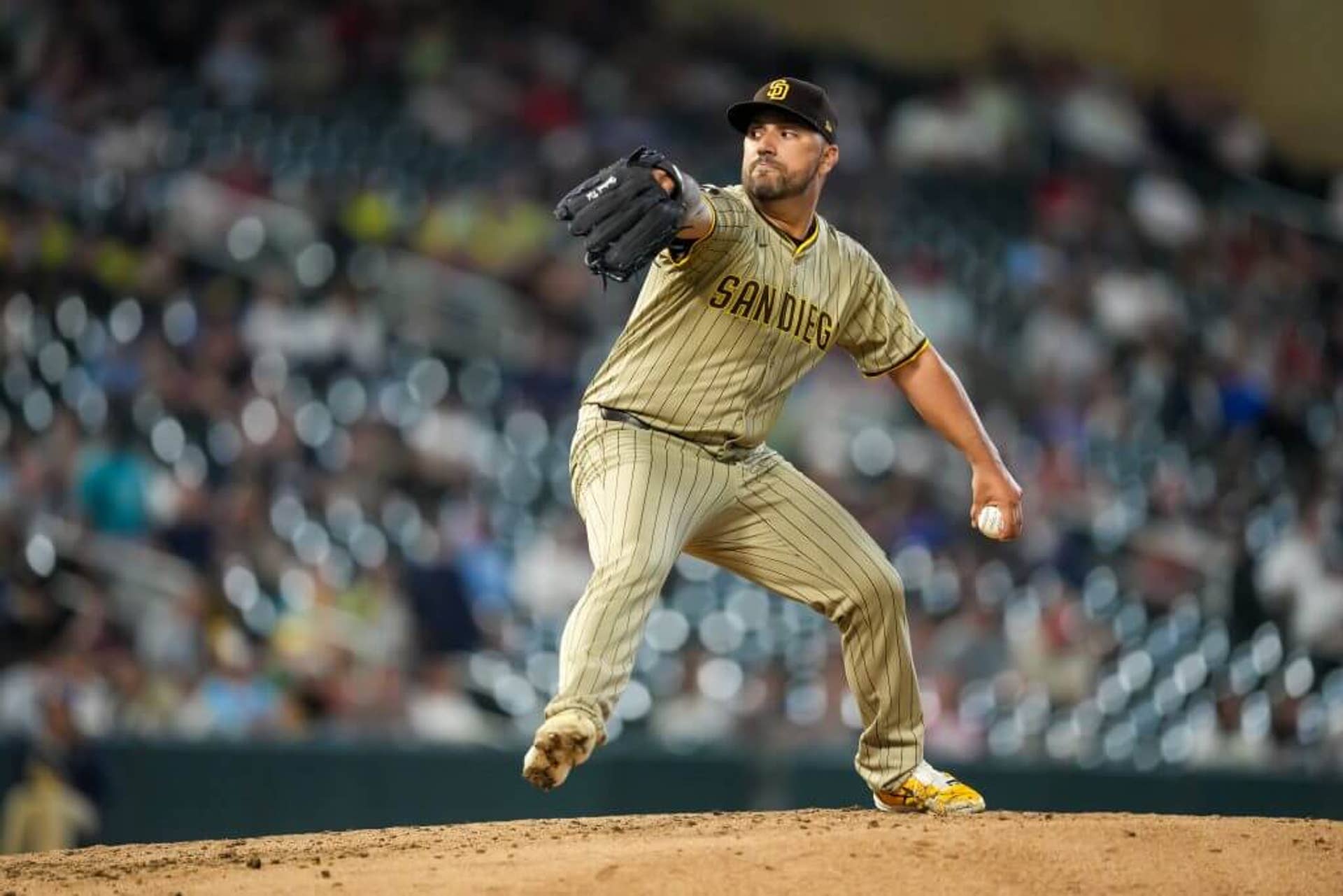 Nestor Cortes pitches against the Minnesota Twins on Aug. 29, 2025.