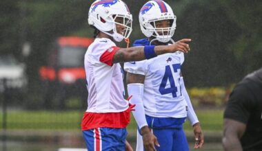 Bills camp notes: Options in C.J. Gardner-Johnson’s absence, unheralded eye-catchers