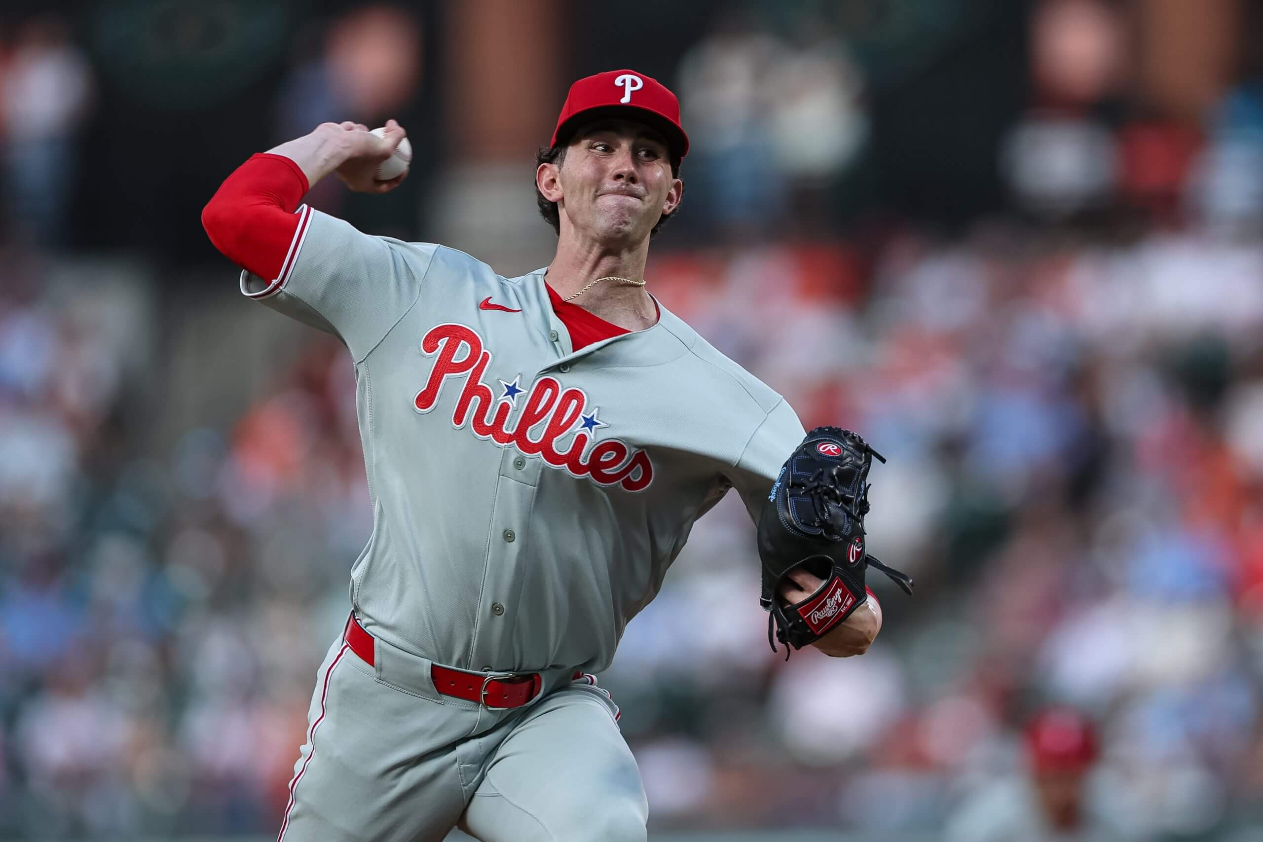 Andrew Painter delivers a pitch.