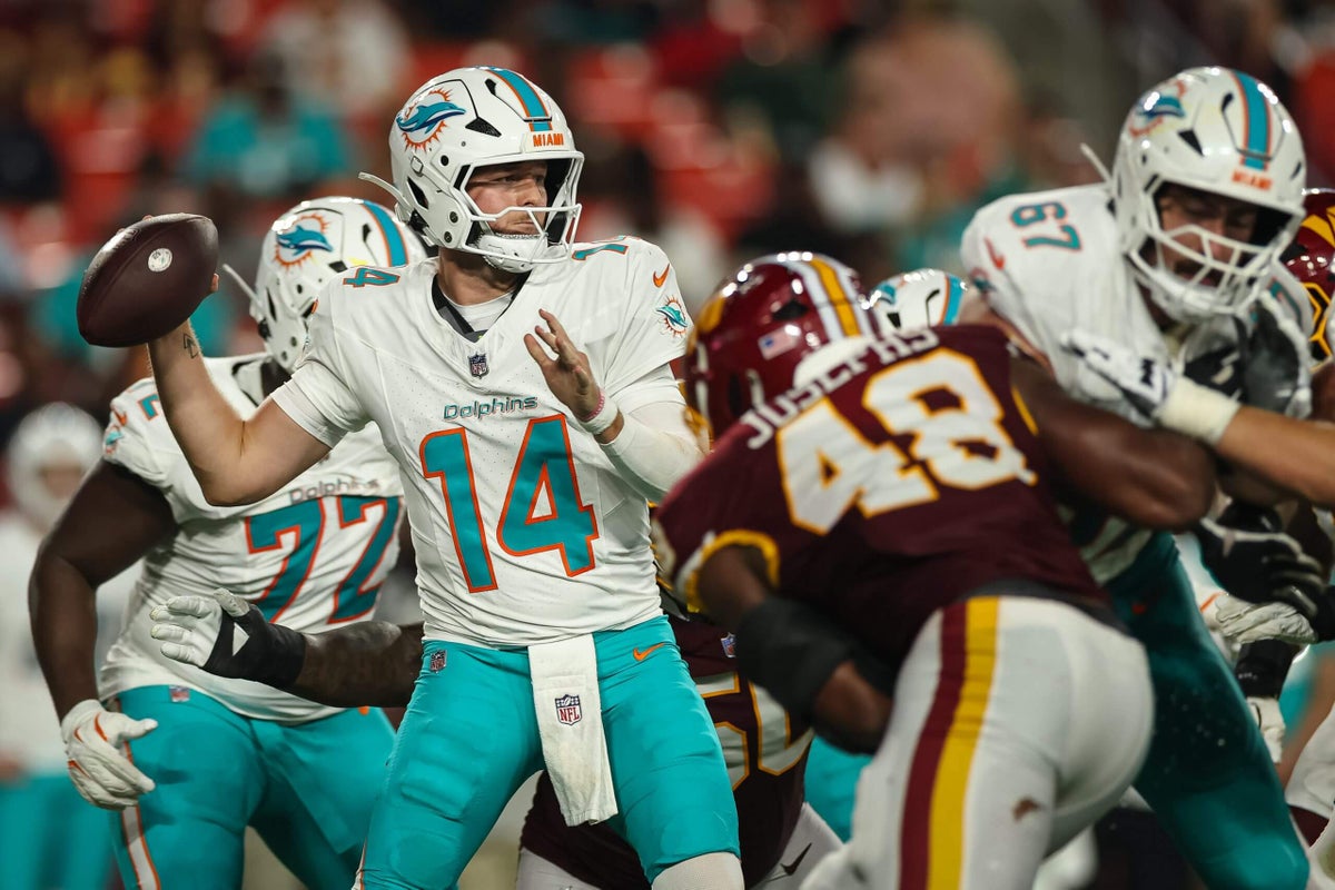 Dolphins trade backup QB Quinn Ewers to Jaguars: Source