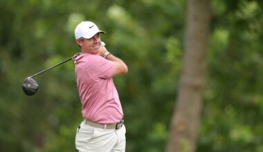 Rory McIlroy admits he's got into 'bad habits' with his golf swing after spending hours on the range