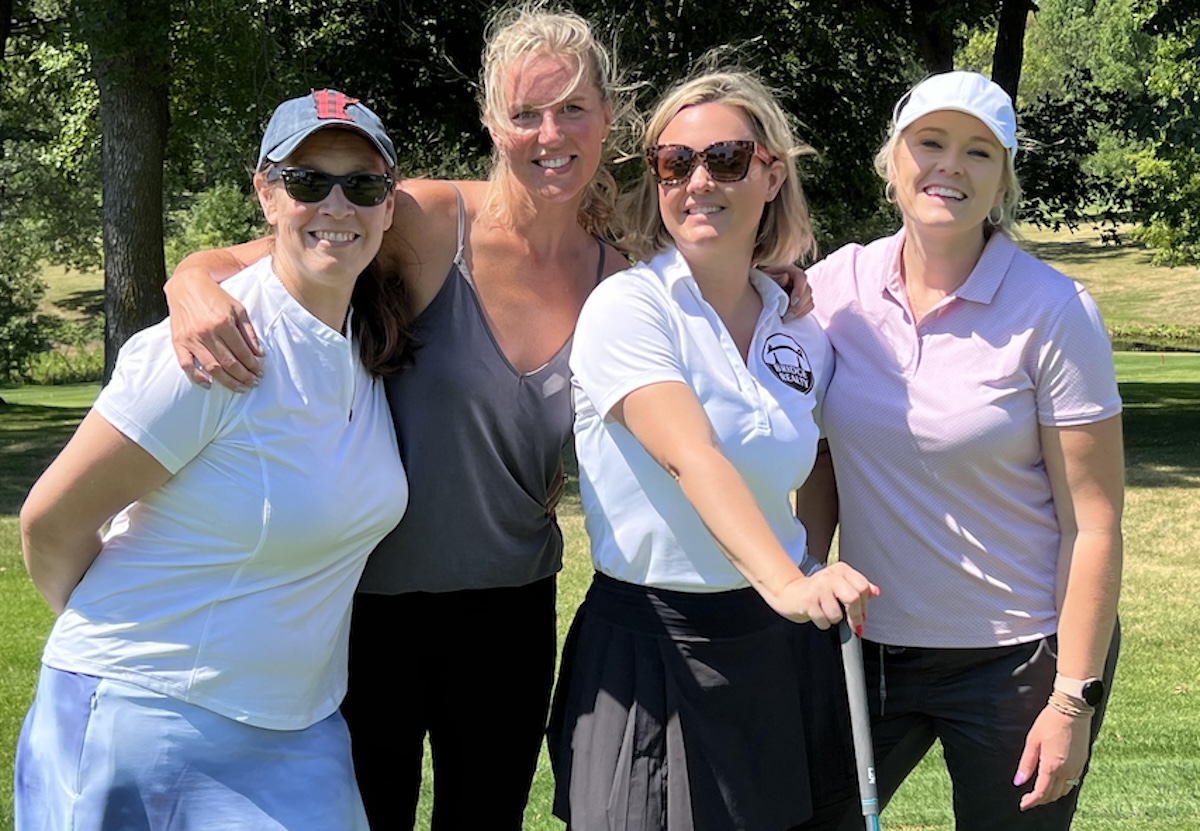 A foursome from a previous Eden Prairie Lions Club Charity Golf Tournament poses for a photo. The annual event raises money for local service projects and returns Aug. 10 for its fifth year. Submitted photo
