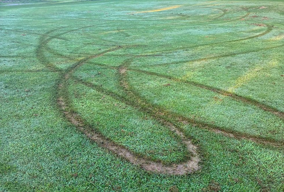 The vandalism comes shortly after the city invested funds into improving the course to make it...