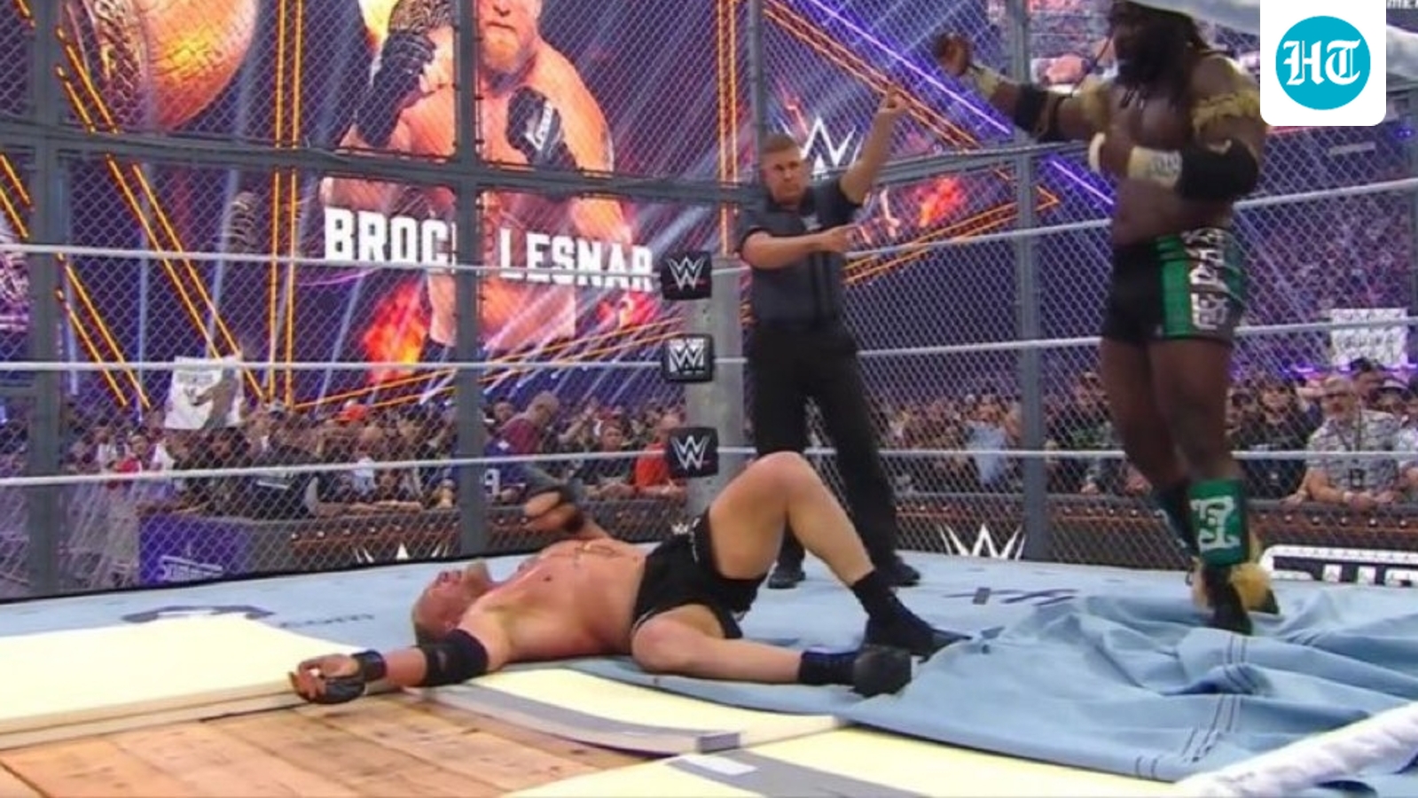 WWE SummerSlam 2026 Highlights, Night 1: Oba Femi beats Brock Lesnar; Randy Orton returns to cost Cody Rhodes