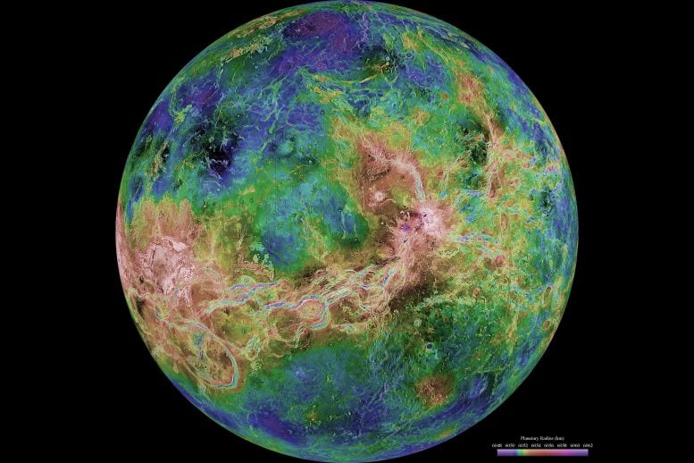Huge Rift Valleys Venus