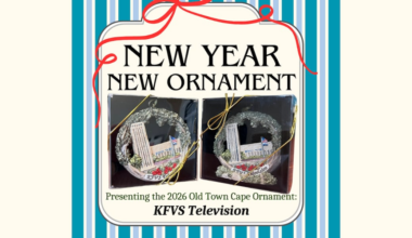 Old Town Cape, Inc. announces “KFVS Television” as 2026 Christmas ornament