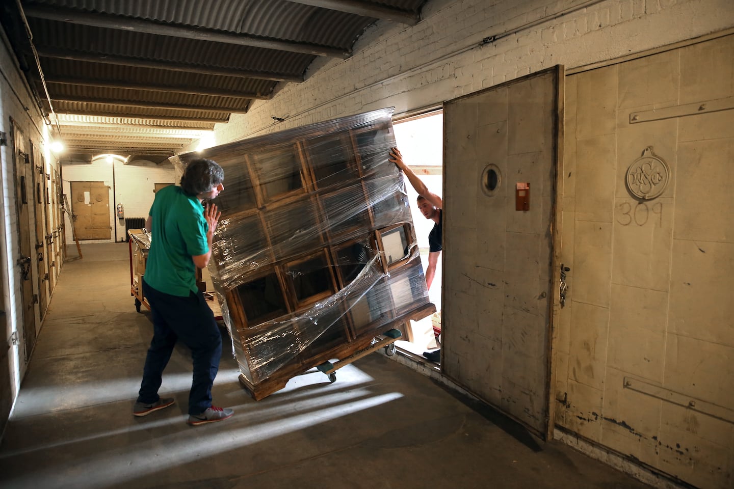 Interior of the Metropolitan Storage Warehouse in 2015.