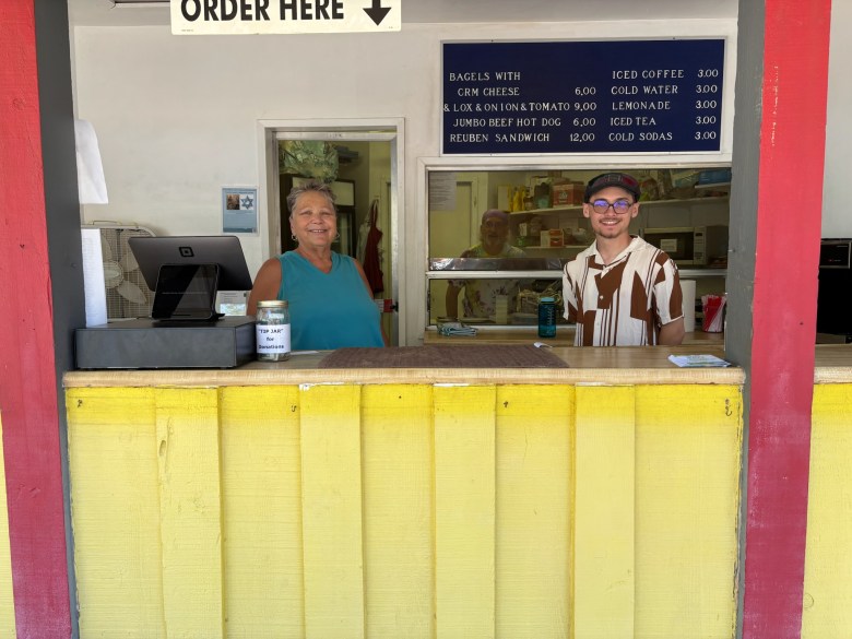 Friendly NCJCC volunteers are excited to serve you Reuben sandwiches and other Jewish deli favorites at the Corner Deli booth at the Nevada County Fair, August 12–16. Photo credit: Nevada County Jewish Community Center