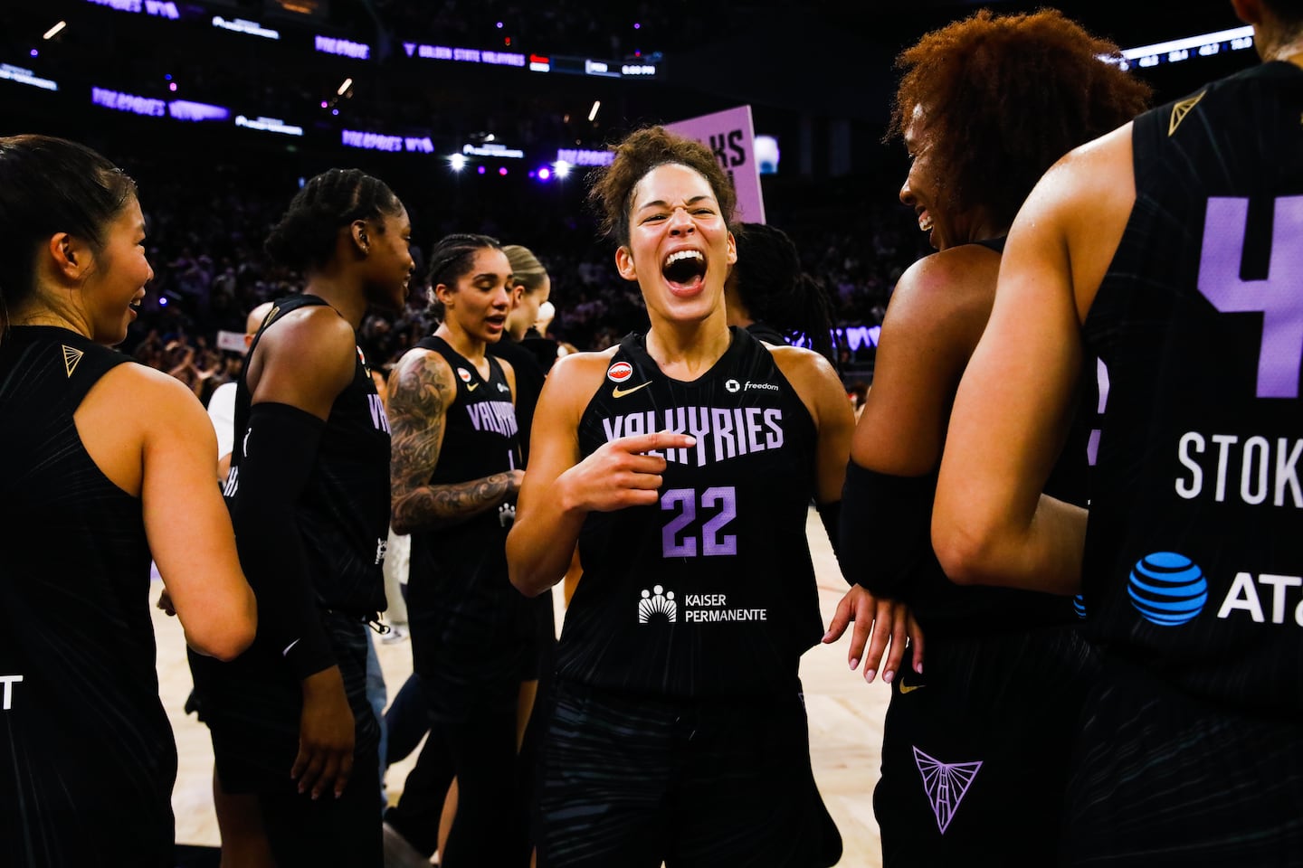 Veronica Burton (22) has the Valkyries in position for a postseason run for the second-year franchise.