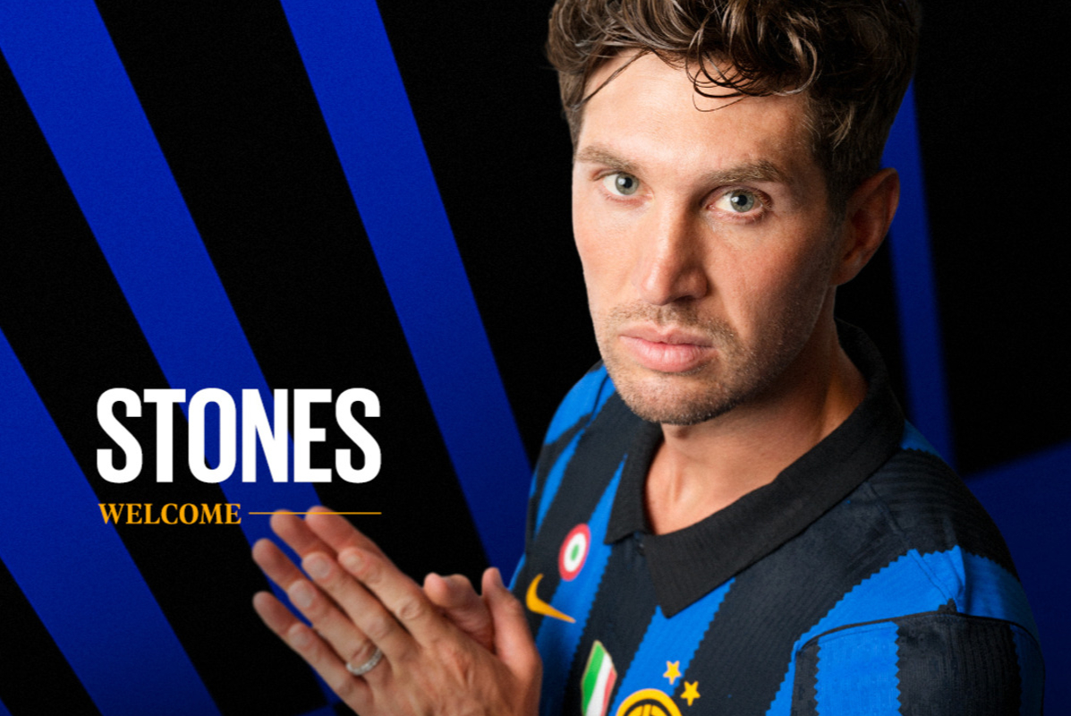 John Stones signs for Inter (Source: inter.it)
