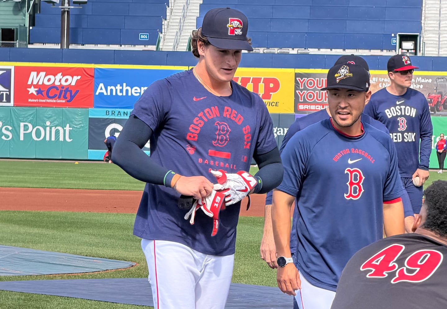 Red Sox outfielder Roman Anthony began his minor league rehab assignment at Double-A Portland on Aug. 18, and then moved up to Triple-A Worcester Tuesday. 