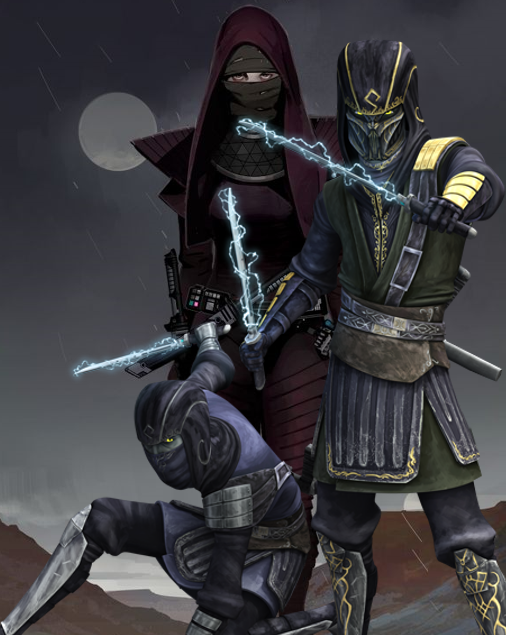 Deathstick and Kage Warriors art for Star Wars Uprising