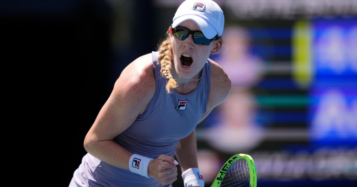 Cross Scores First WTA Tour Win, Andreescu Ousted