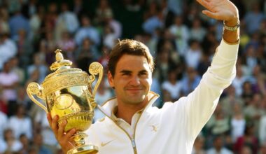 Roger Federer won a record eight Wimbledon men's singles titles.