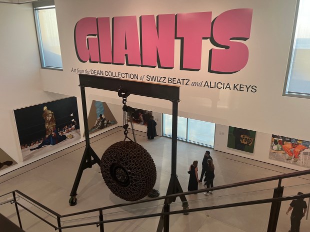 "Giants" is an expansive, multi-floor exhibition. (Noah Lyons / U-T)