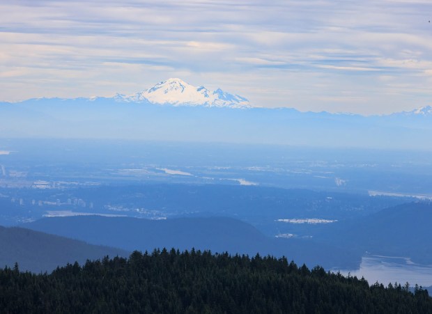 The views from Grouse Mountain in Vancouver. (Photo by Jay Tamang)