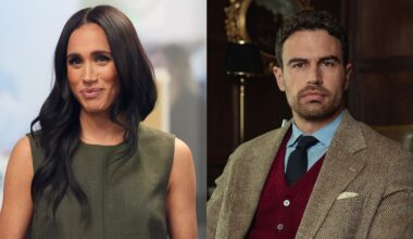 Meghan Markle and Theo James in The Gentlemen