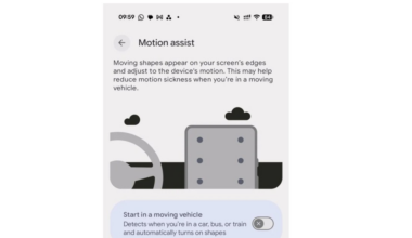 Android is getting its own weird dots to cure car sickness