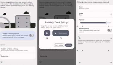 Google's anti-nausea Motion Assist dots finally rolling out on Android
