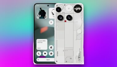 The back of the nothing phone