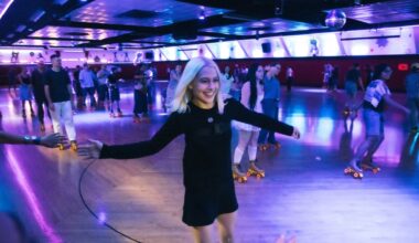 Phoebe Bridgers Skates With Elated Fans at Roller Rink Listening Party