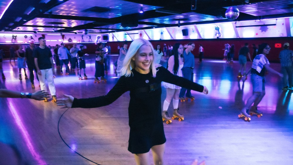 Phoebe Bridgers Skates With Elated Fans at Roller Rink Listening Party