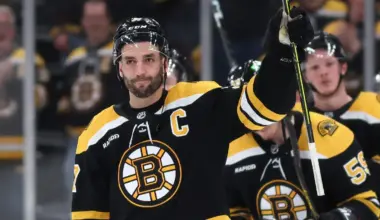 Bruins Share Special Patrice Bergeron Appearance At Zdeno Chara’s Farewell image