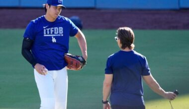 A thumbs-up and 30 pitches: Ohtani’s latest step back toward the Dodgers’ mound