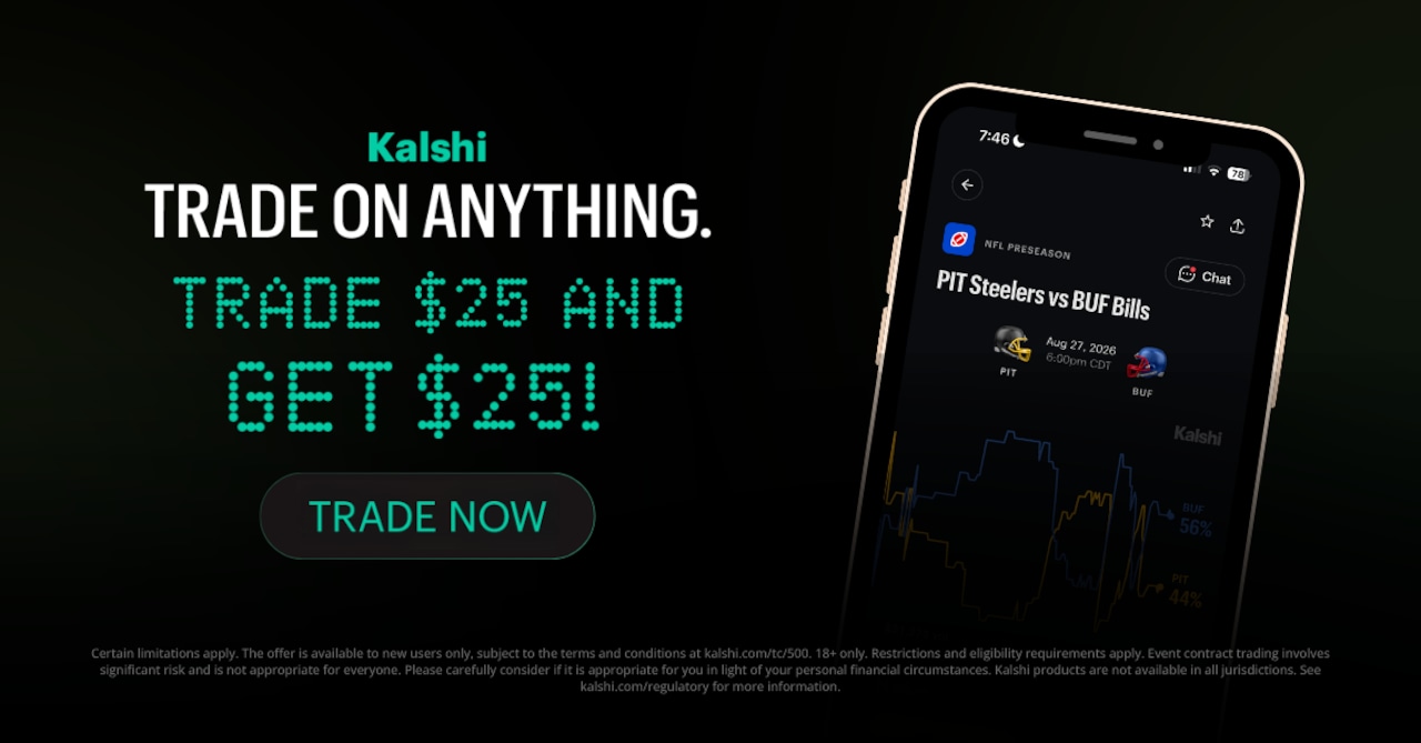 Kalshi Promo Code Instructions for $25 Bonus.