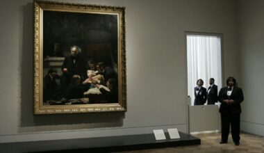 Thomas Eakins' 1875 painting "The Gross Clinic" at the Philadelphia Museum of Art in 2010 when the painting was unveiled to the public.