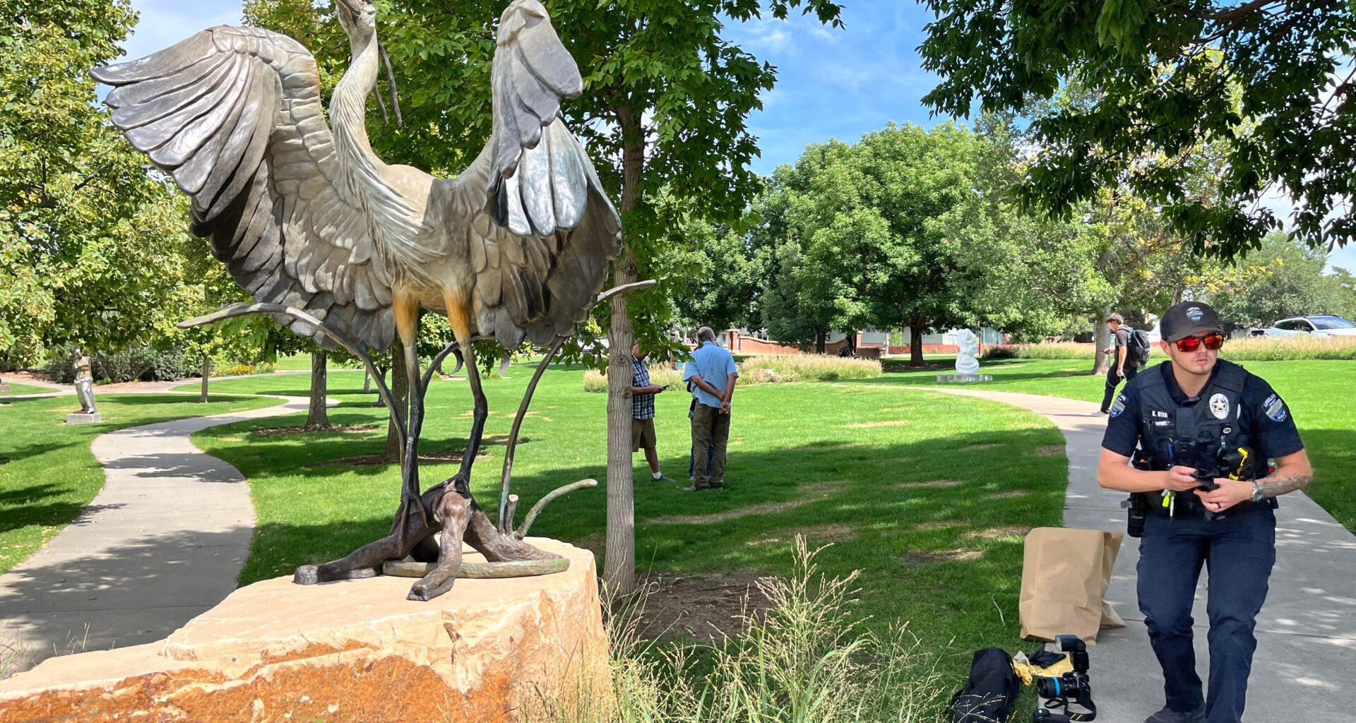 Loveland bronze statue damaged after attempted theft in Benson Sculpture Garden