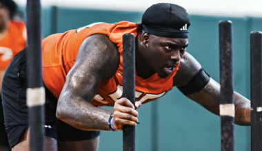 Miami DL Mykah Newton Has Transformed His Body