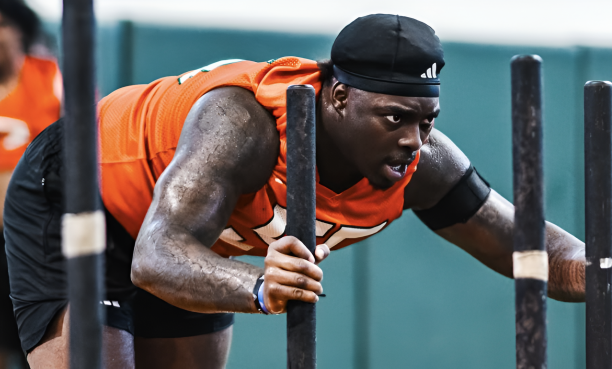 Miami DL Mykah Newton Has Transformed His Body