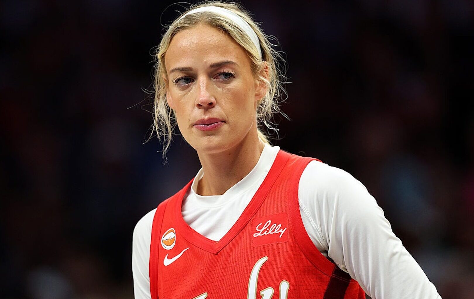 In a recent interview WNBA player Sophie Cunningham said she opposed trans women in sports (David Berding/Getty Images)