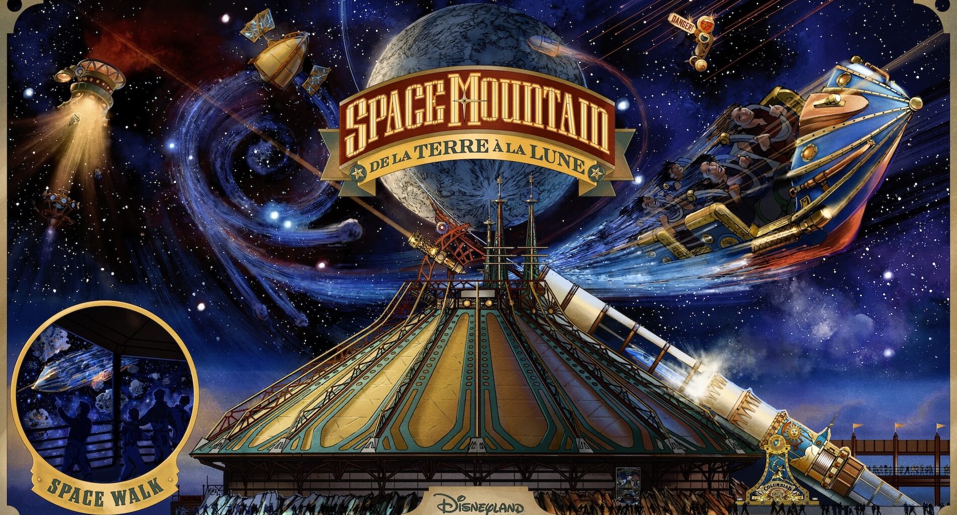 Blast to the past for Space Mountain – De la Terre à la Lune: a fresh new take on an original Disneyland Paris classic • DisneylandParis News