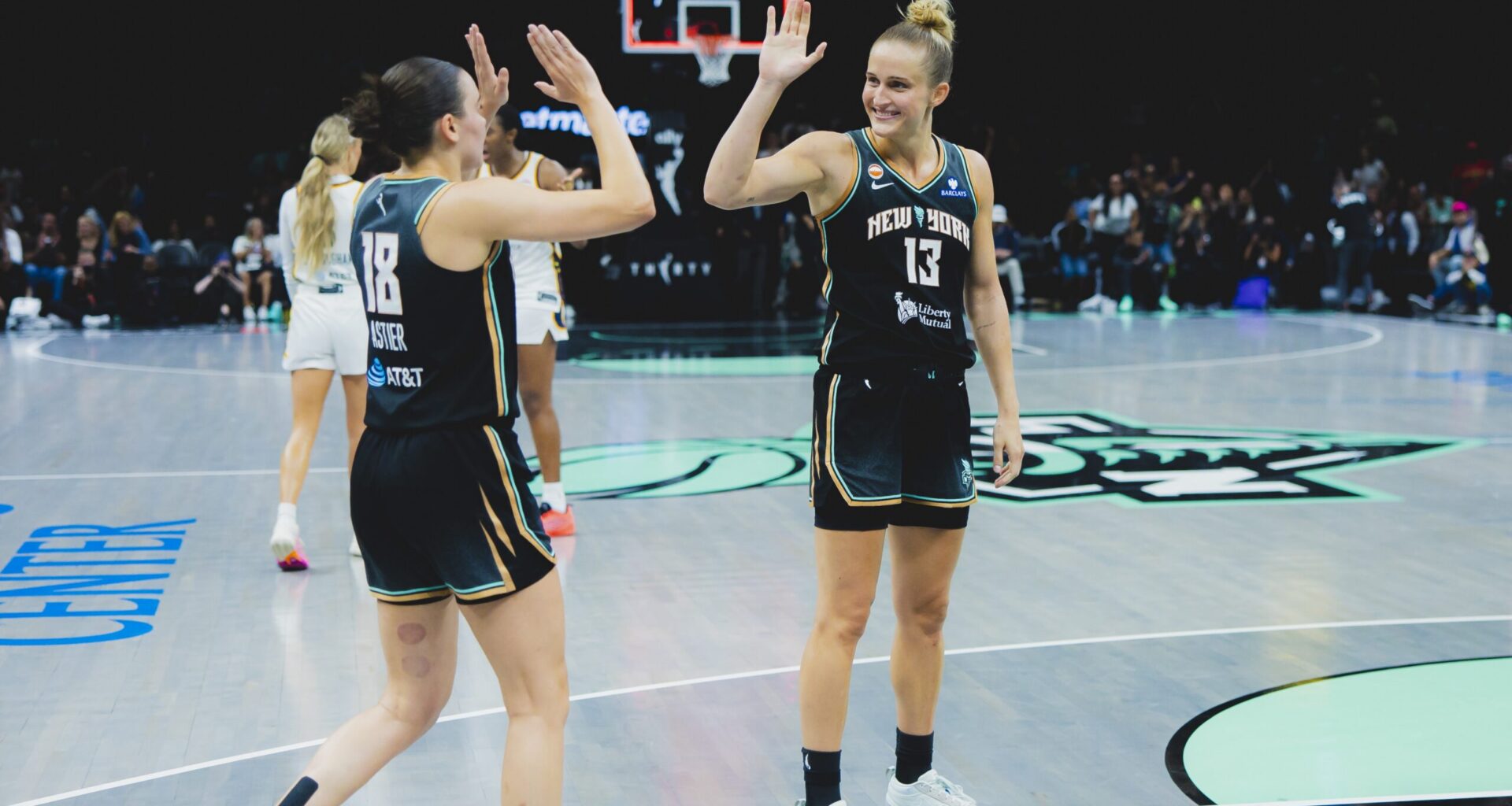 August 22nd, 2026; The New York Liberty defeat the Indiana Fever 109-102 at Barclays Center in Brooklyn, NY (Photos by. Brandon Todd/New York Liberty)