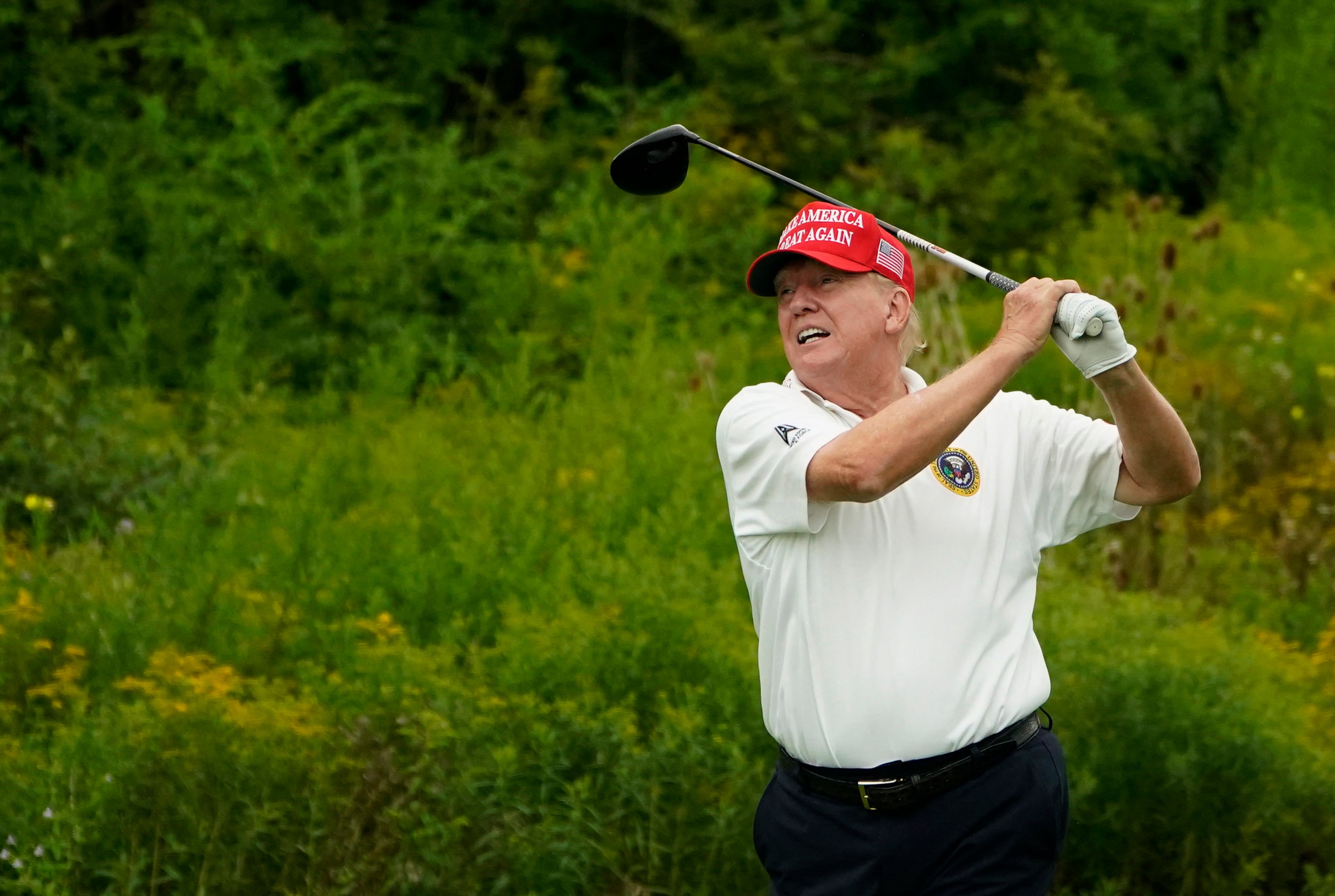 President Donald Trump plans to renovate a Washington, DC, golf course on an artificial island that an executive at the DC Preservation League says is ‘sinking’