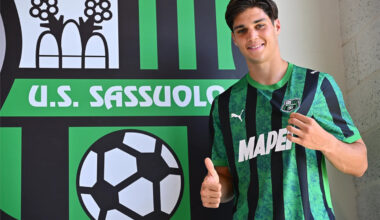 Vasilije Adzic is a new Sassuolo player, on loan with option to buy from Juventus (sassuolocalcio.it)