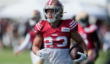 McCaffrey sits out practice with 'tightness' as the 49ers manage his workload