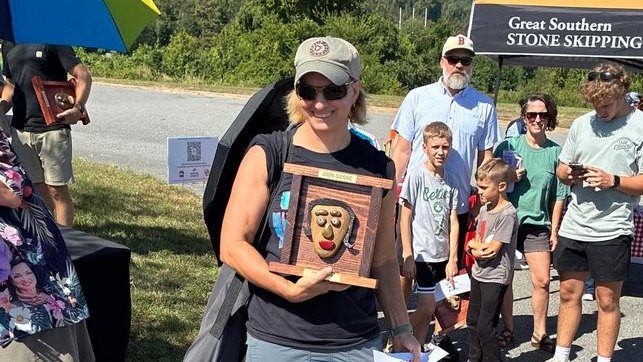 Mountain Home woman captures fifth stone skipping championship in six years