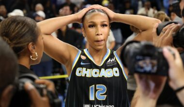 Sydney Taylor gave the Sky a last-second win over the Aces on Saturday.