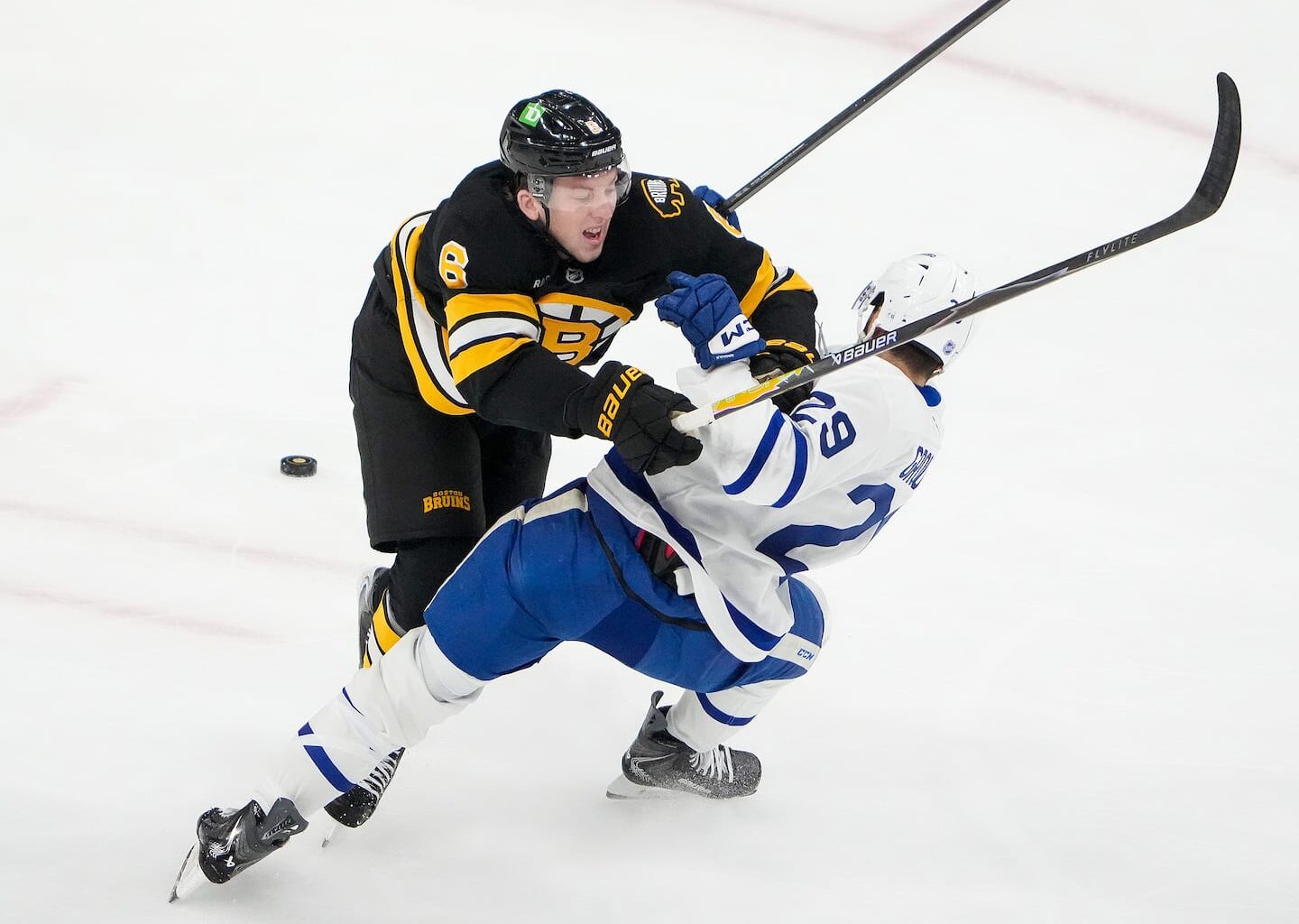 Mason Lohrei has improved in each of his three seasons with the Bruins, but he was left out of the lineup for the final three games of the playoff series against the Sabres.