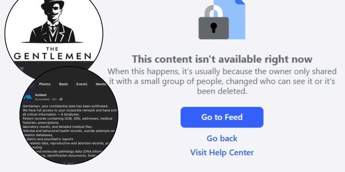 AnMed Facebook page appears hacked amid ongoing cyberattack