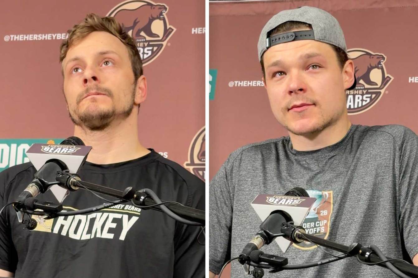 Aaron Ness and Matt Strome seem to deliver on-ice farewells to Hershey Bears fans and teammates: ‘I hope it’s not the end’