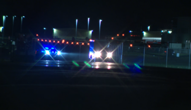 Person detained after striking plane at NH airport