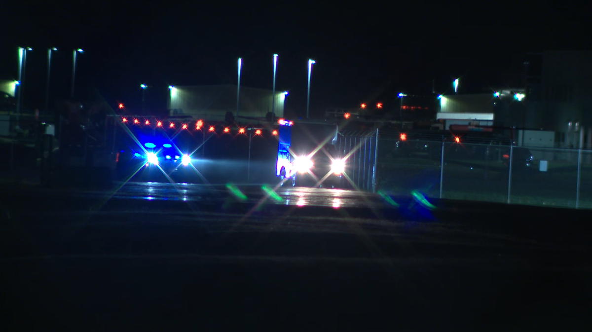 Person detained after striking plane at NH airport