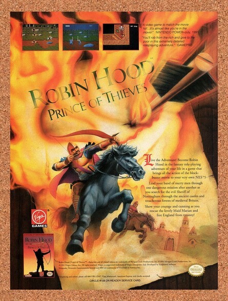 Advertisements for the game didn't feature any of the cast of the movie, again to avoid Virgin having to pay fees to the actors involved